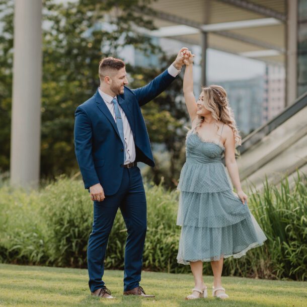 a man and woman holding hands portrait photography by Bushel + Peck Photo. Portrait Session Pricing